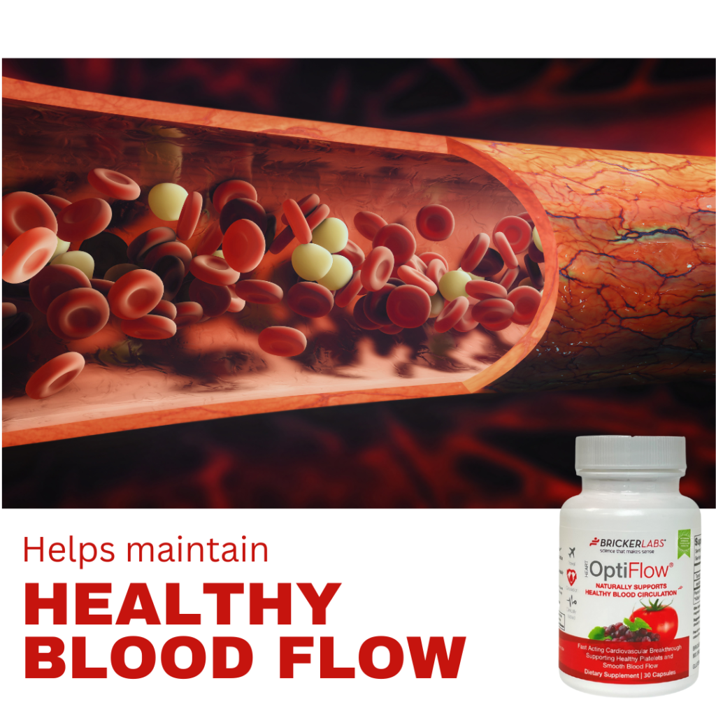 Bricker Labs OptiFlow Blood Circulation Supplements With FruitFlow And ...