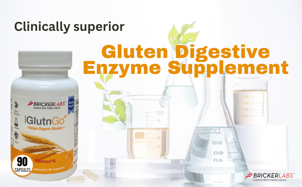 GlutnGo Digestive Enzyme Supplement with Tolerase G